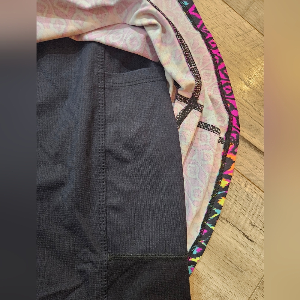 Dona Jo Skort Pull On Golf Skirt Pickleball Tennis Size M/L Size 2 Multicolor - Picture 4 of 6